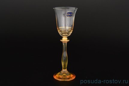 Рюмки 60 мл 6 шт &quot;Анжела /Янтарь /золотые полосы&quot; / 059481