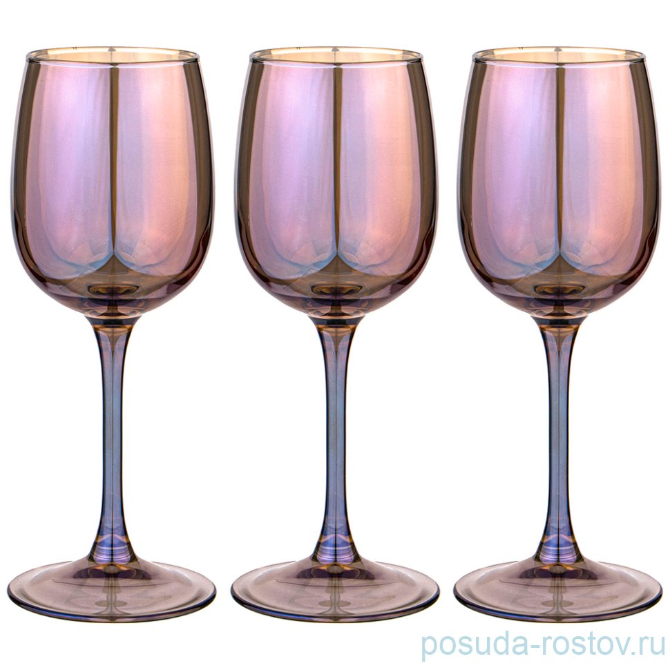Бокалы для белого вина 300 мл 3 шт "Лазурит" / 252586 Бокалы для белого вина 300 мл 3 шт "Лазурит" / 252586