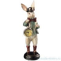 Фигурка с часами 12 х 10 х 30 см &quot;Английская коллекция /Кролик&quot; / 227465