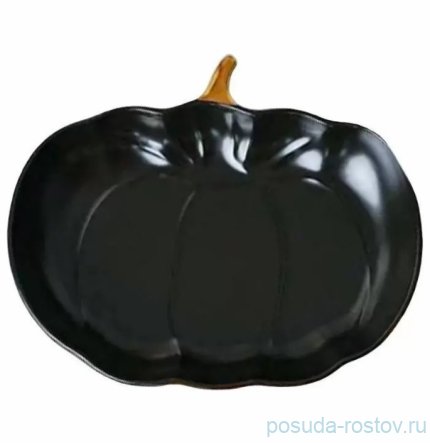 Блюдо 23 х 19 х 4 см фигурное чёрное &quot;Pumpkin&quot; / 290735