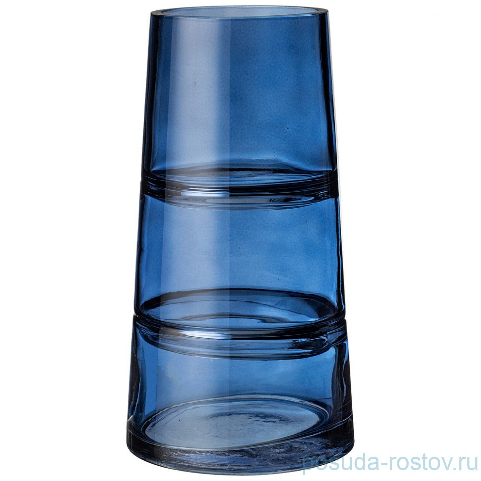 Ваза для цветов 12,8 х 24 см "Nova blue" / 336394 Ваза для цветов 12,8 х 24 см "Nova blue" / 336394