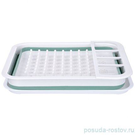 Сушилка для посуды 31,4 х 26,5 см складная Agness / 338251