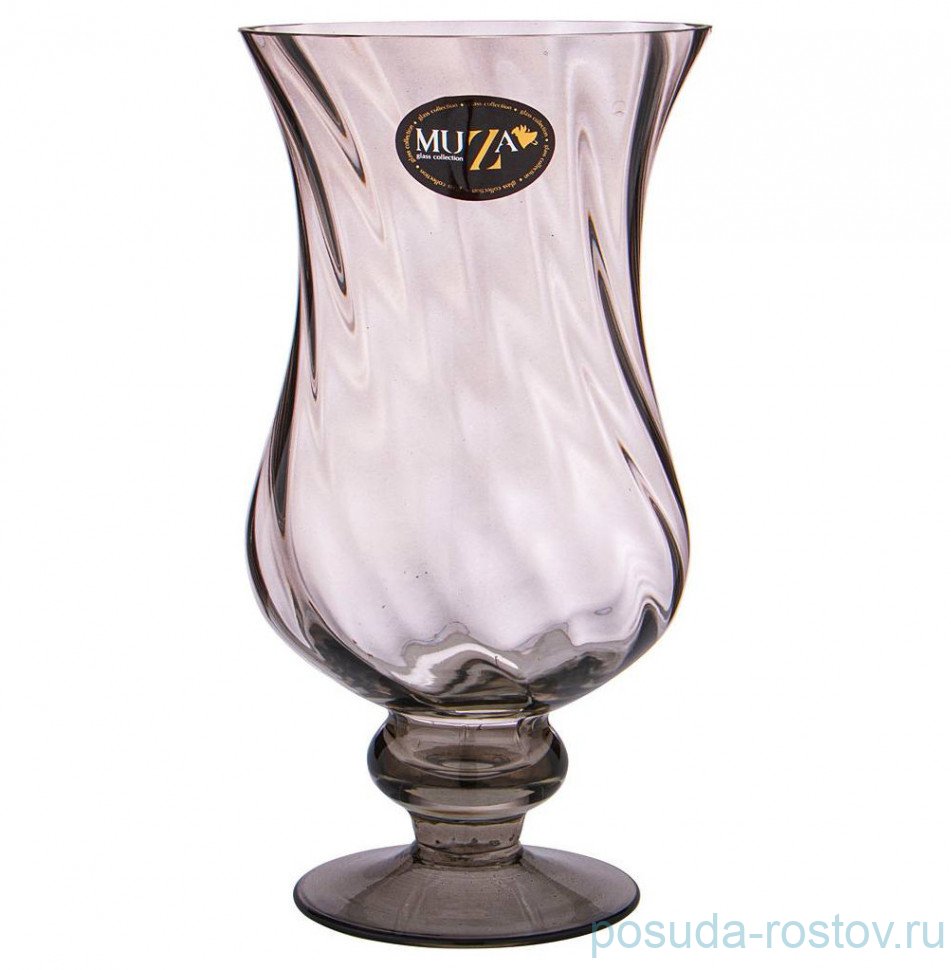 Ваза для цветов 27 см "Elegia smoky" / 279458