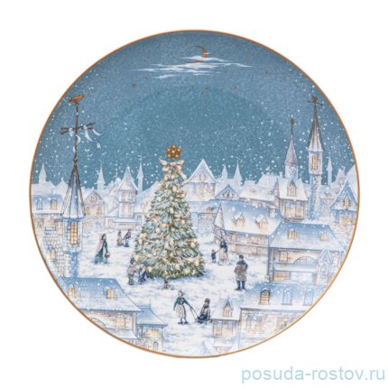 Тарелка 25,5 см 1 шт &quot;снежная королева&quot; / 361014