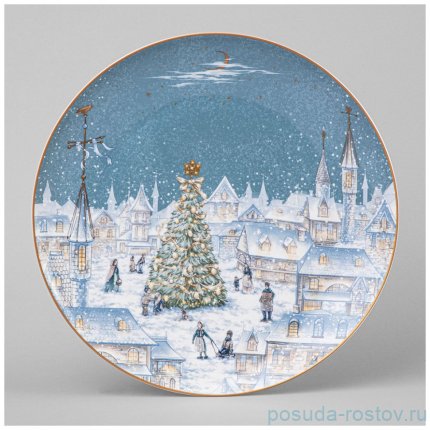 Тарелка 25,5 см 1 шт &quot;снежная королева&quot; / 361014