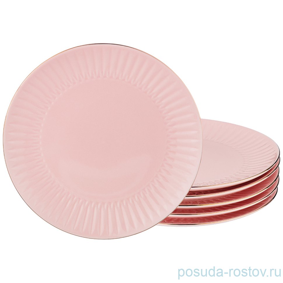 Набор тарелок 22 см 6 шт "Пинк" / 195052 Набор тарелок 22 см 6 шт "Пинк" / 195052