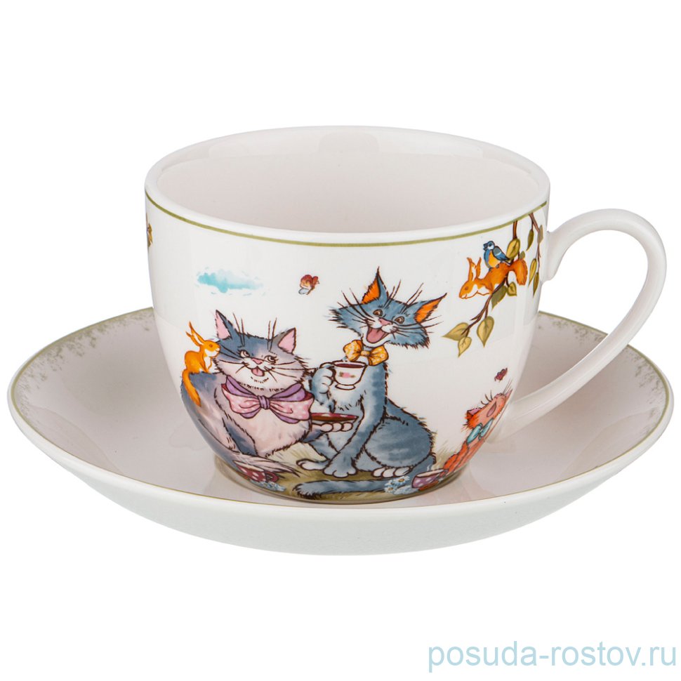 Чайная пара 450 мл 1 шт "Пальчики оближешь" / 213556 Чайная пара 450 мл 1 шт "Пальчики оближешь" / 213556