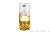 Стаканы для воды 300 мл 6 шт &quot;Барлайн /Янтарь /золотые полосы&quot; / 087796