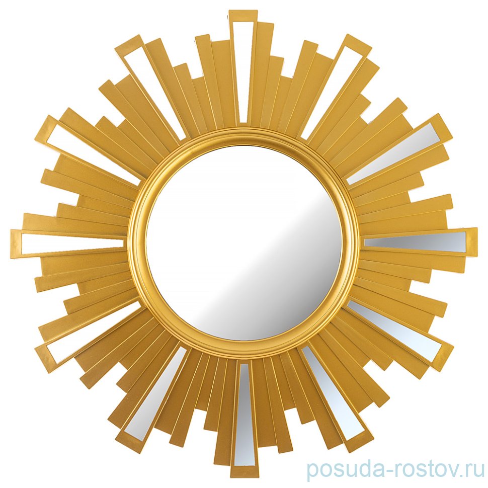 Зеркало настенное 52 см золото "SWISS HOME"  / 197443