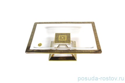Ваза для конфет 18 см н/н плоская &quot;Провенза/Блэк&quot; / 070014
