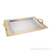 Поднос 45 см прямоугольный с ручками &quot;Виола&quot; / 124587