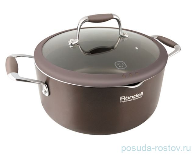 Кастрюля 24 см с крышкой 3,5 л "Mocco" / 112783