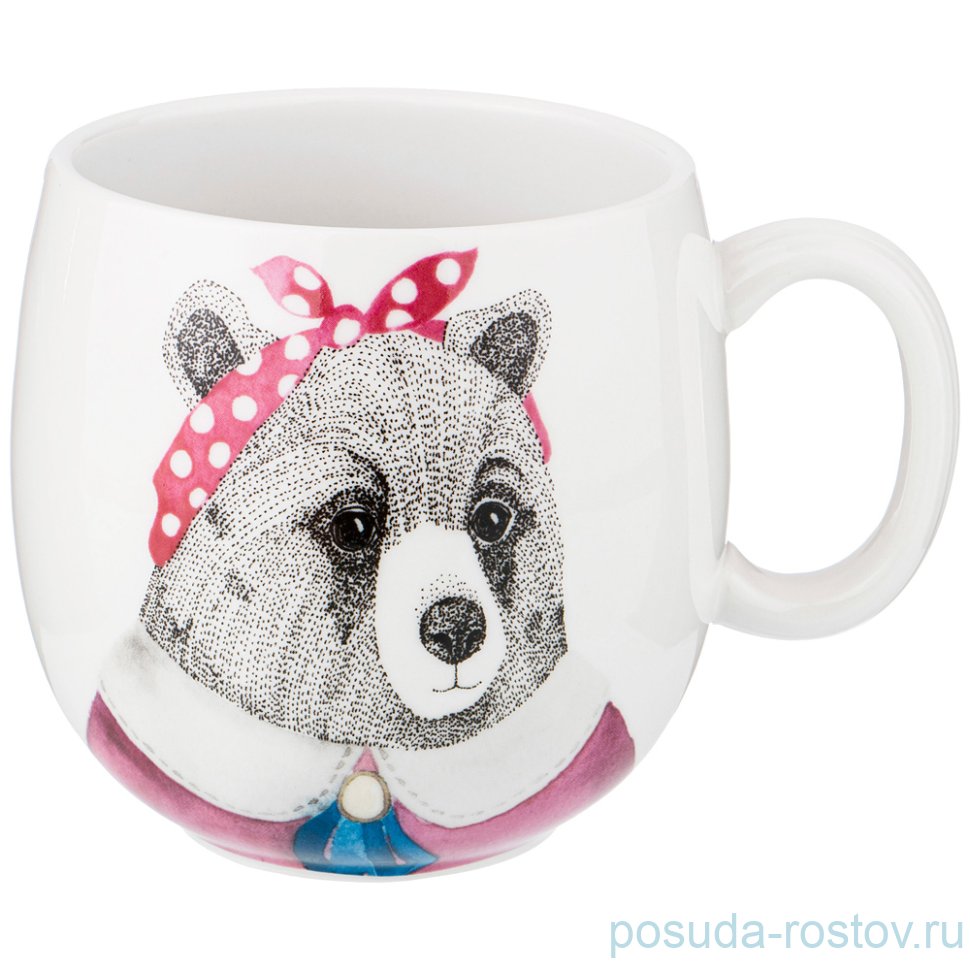 Кружка 560 мл "Fashion Animals /Медведица" / 213573