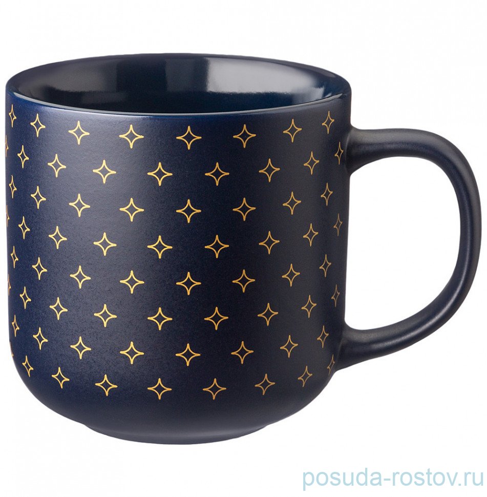 Кружка 390 мл темно-синяя "Break time" / 328775