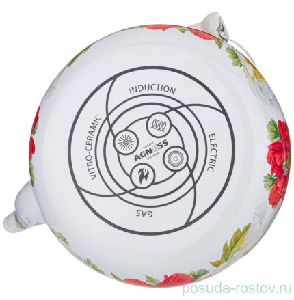 Чайник 2,5 л эмалированный &quot;маки&quot; / 290487