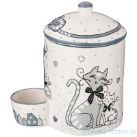 Банка 15,5 х 11 х 16,5 см 700 мл Соль &quot;Ля мур /Agness&quot; / 230253