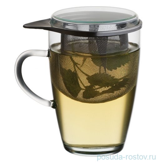 Кружка 350 мл стеклянная с ситечком "Simax" / 091974 Кружка 350 мл стеклянная с ситечком "Simax" / 091974