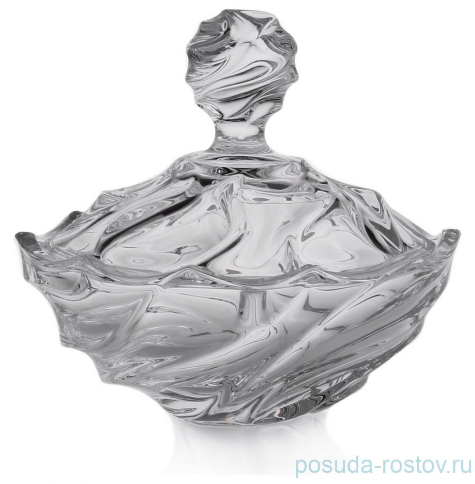 Конфетница 20 см с крышкой "Surf /Без декора" / 370060