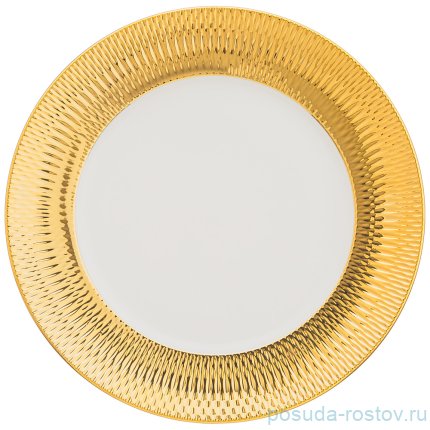 Тарелка 27,5 см 1 шт &quot;crocus /золотая&quot; / 235742
