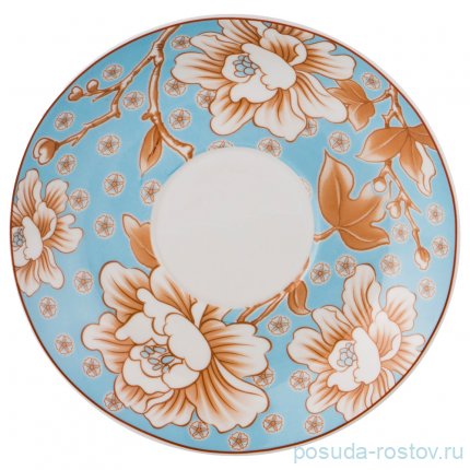 Чайная пара 380 мл 1 шт голубая / 190476