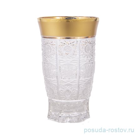 Стаканы для воды 290 мл 6 шт &quot;Снежинка /Матовое золото&quot; / 165265