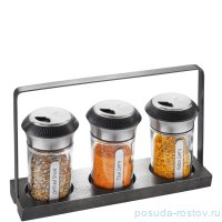 Набор банок для специй и трав 3 предмета на подставке &quot;X-PLOSION®&quot; / 353386