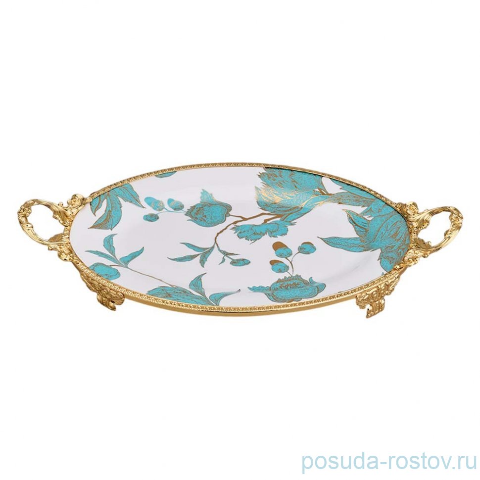 Блюдо 37 х 21 х 5 см овальное с ручками н/н / 368906 Блюдо 37 х 21 х 5 см овальное с ручками н/н / 368906