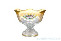 Конфетница 16 см н/н &quot;Лепка золото /волна&quot; / 107838