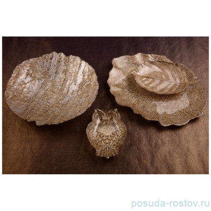 Блюдо 30 см круглое &quot;Crown gold&quot; / 226057