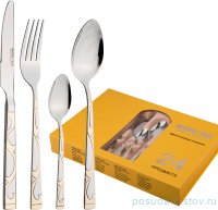 Столовые приборы 24 предмета на 6 персон &quot;agness&quot; / 197706