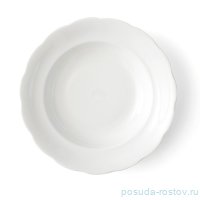 Тарелка 22,5 см глубокая &quot;Аляска /Без декора&quot; / 165529
