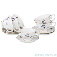 Набор чайных пар 200 мл 6 шт &quot;Гуси&quot; / 206116