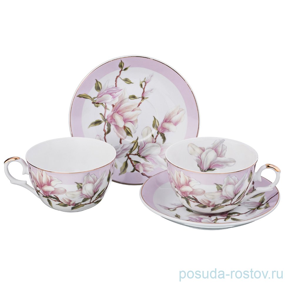 Набор чайных пар 250 мл 2 шт "Весна" / 192903