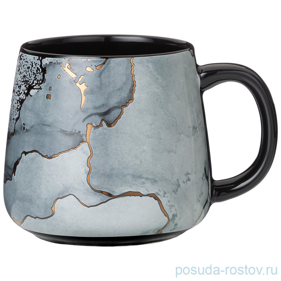 Кружка 450 мл чёрная "Moon art" / 271108 Кружка 450 мл чёрная "Moon art" / 271108