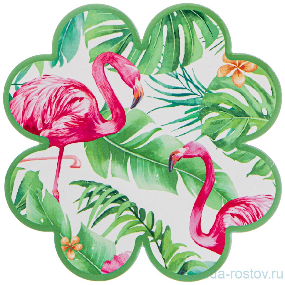 Подставка под горячее 17 см "фламинго" / 224805 Подставка под горячее 17 см "фламинго" / 224805
