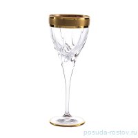 Бокалы для красного вина 180 мл 6 шт &quot;Трикс /Матовая полоса/золото&quot; / 146761