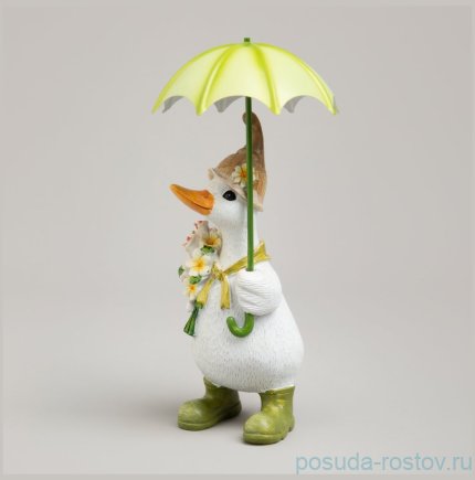 Статуэтка 11 х 11 х 20 см &quot;Утка под зонтиком&quot; / 378373