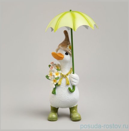 Статуэтка 11 х 11 х 20 см &quot;Утка под зонтиком&quot; / 378373