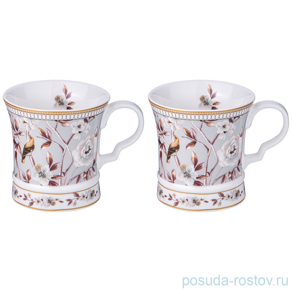 Набор кружек 320 мл 2 шт серые "Compliment" / 340533