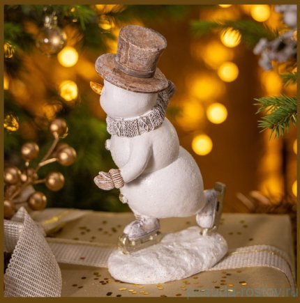 Статуэтка 14 х 7 х 17,5 см &quot;Снеговик&quot;  / 379528