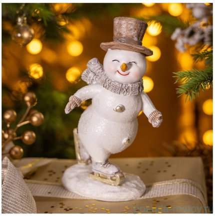 Статуэтка 14 х 7 х 17,5 см &quot;Снеговик&quot;  / 379528