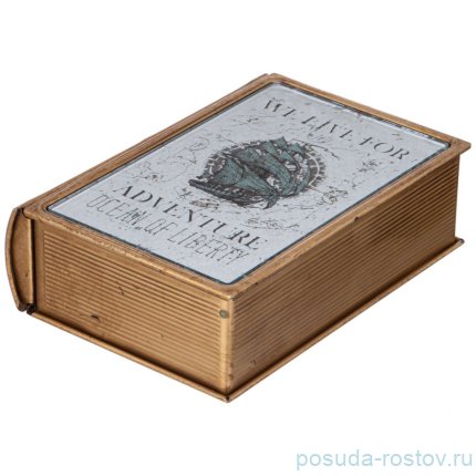 Шкатулка-книжка 17 х 12 х 5 см &quot;We live for adventure&quot; / 353568