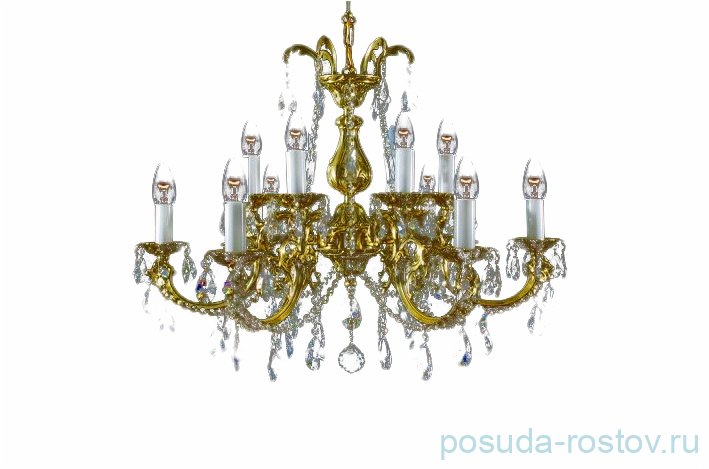 Люстра 12 рожковая хрусталь  Royal "Роял" / 026321
