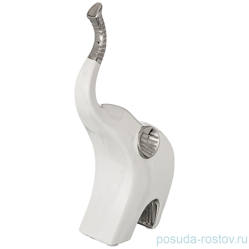 Статуэтка 16 х 9 х 30 см "Слоник /Серебряная коллекция" / 193094