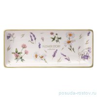 Блюдо 28 х 12 х 3 см прямоугольное &quot;Flower story&quot; / 363880