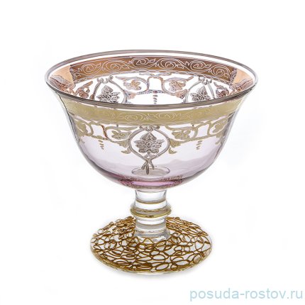 Ваза для конфет 12 см н/н &quot;Алессия /Розовая&quot; / 099728