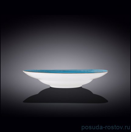 Тарелка 28,5 см глубокая голубая &quot;Spiral&quot; / 261663