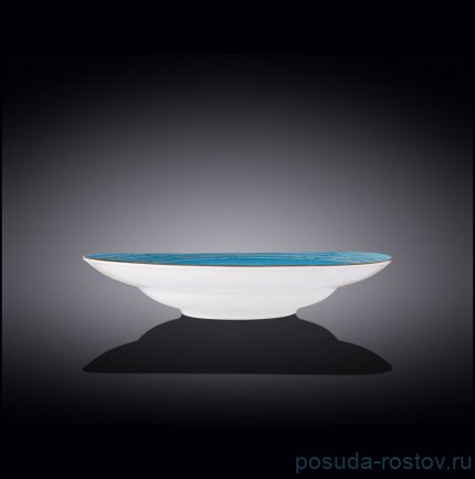 Тарелка 28,5 см глубокая голубая &quot;Spiral&quot; / 261663