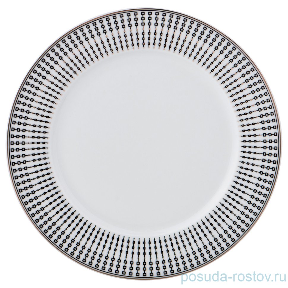 Тарелка 19 см 1 шт "Ожерелье" / 205493