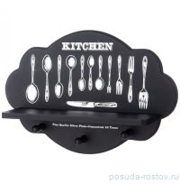 Вешалка для кухни 39,5 х 27 х 10 см с крючками &quot;Kitchen&quot; / 376074